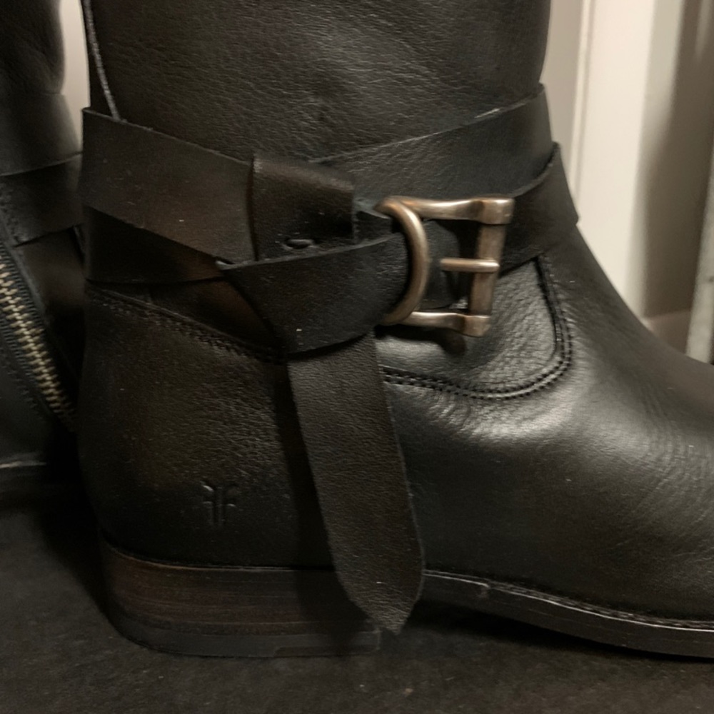 NWT Frye Melissa Knotted Tall Leather Riding Boot - Picture 11 of 12